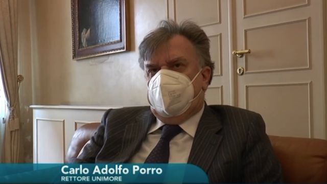 Intervista al Rettore, prof. Carlo A.Porro sulla didattica in presenza, la campagna vaccinazioni 
  e il libro Emergenza Covid-19